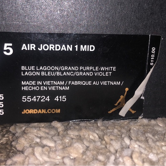 Air Jordan 1 Mid - Hornet size 10.5 - Picture 6 of 7